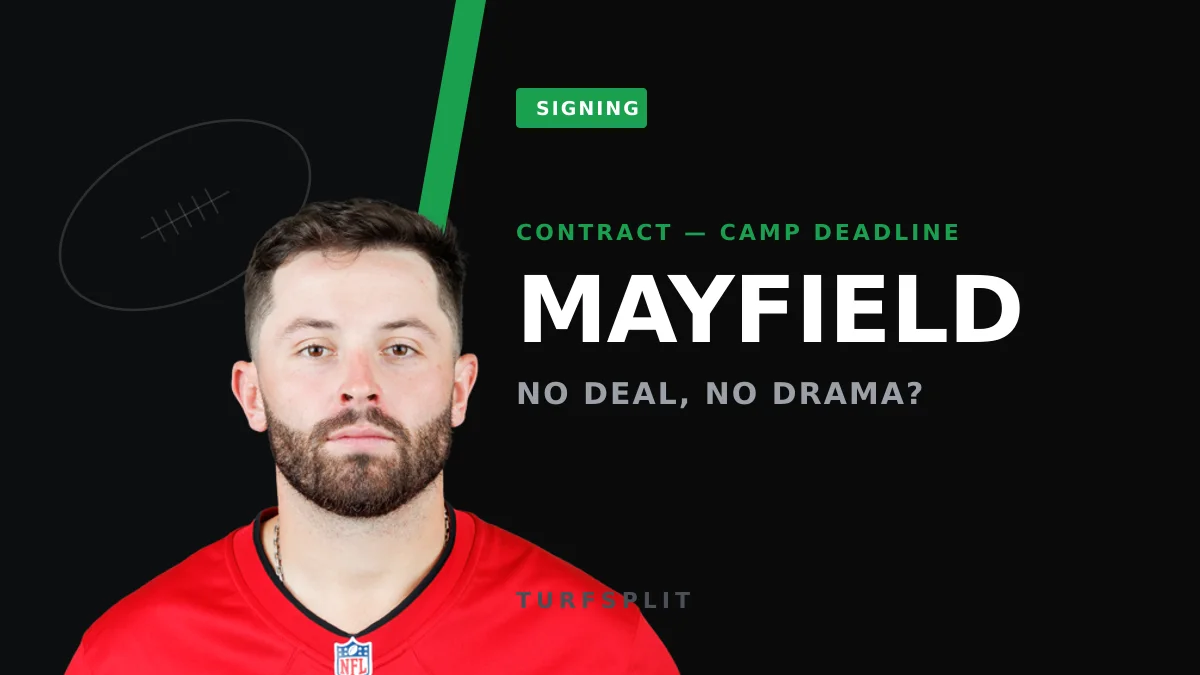 Baker Mayfield's Contract Standoff With the Bucs Heads Into Camp