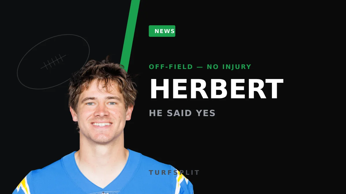Justin Herbert Engaged to Madison Beer — Does It Change His QB1 Case?